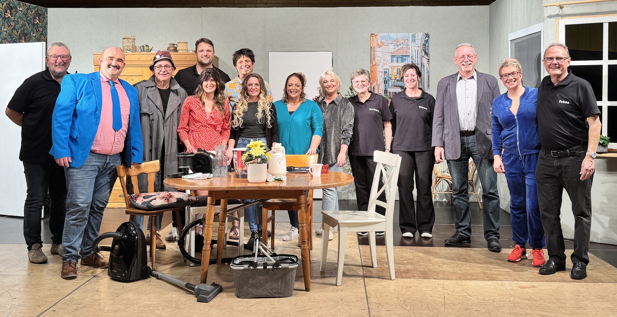 Schlussbild "Maechtig viel Theater in Bierbach" nach meinem Besuch der Dauermieter.