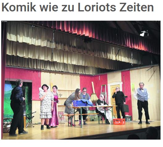 "Komik wie zu Loriots Zeiten" Artikel aus SZBZ.de von Matthias Staber mit freundlicher Genehmigung der Redaktion